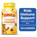 L'il Critters Immune C Kids Gummy Vitamins Supplement, Fruit Flavored, 190 Count