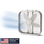Lasko 20" 3-Speed Weather-Resistant Motor Box Fan B20200