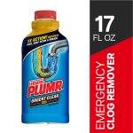 Liquid-Plumr Drain Clog Remover Gel, Urgent Clear, 17 fl oz