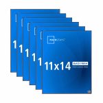 Mainstays – 11x14 Picture Frame – Black Front Loading Wall or Tabletop Photo Frame, Set of 6