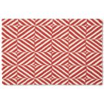 Mainstays Montana Woven Fabric Doormat, 18 in x 27 in, Red