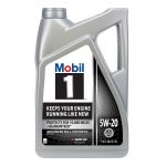 Mobil 1 120763 Advanced Full Synthetic 5W-20, 5 Quarts