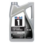 Mobil 1 FS European Car Formula Full Synthetic Motor Oil 0W-40, 5 Quart