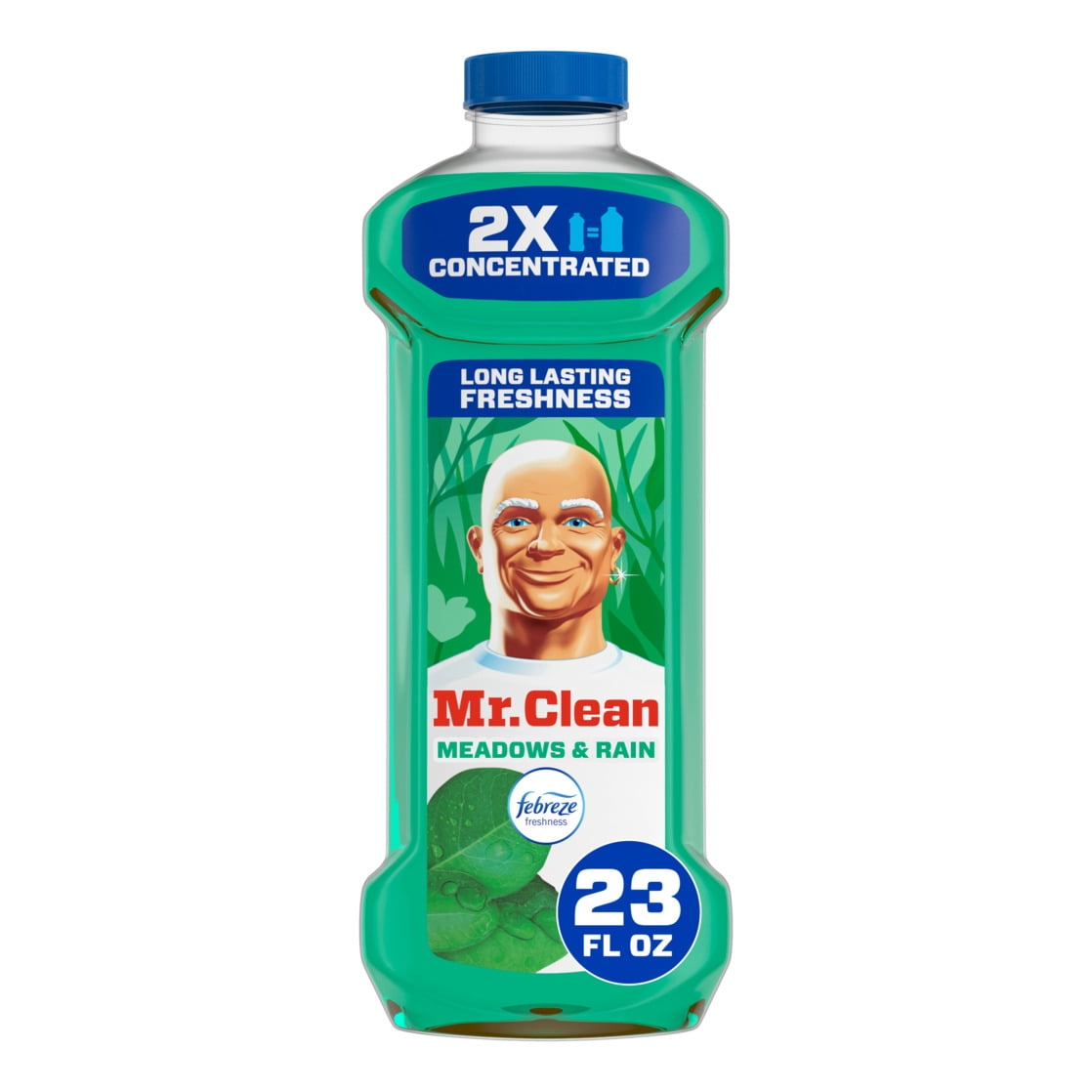 Mr-Clean-2X-Concentrated-Multi-Surface-Cleaner-with-Febreze-Meadows-Rain-Scent-23FO_2149405d-9661-4712-96ff-d4f9c4dff81f.4be491c864e7991cfbded77112864252.jpeg Mr. Clean 2X Concentrated Multi Surface Cleaner with Febreze Meadows & Rain Scent, 23 fl oz - Image 1