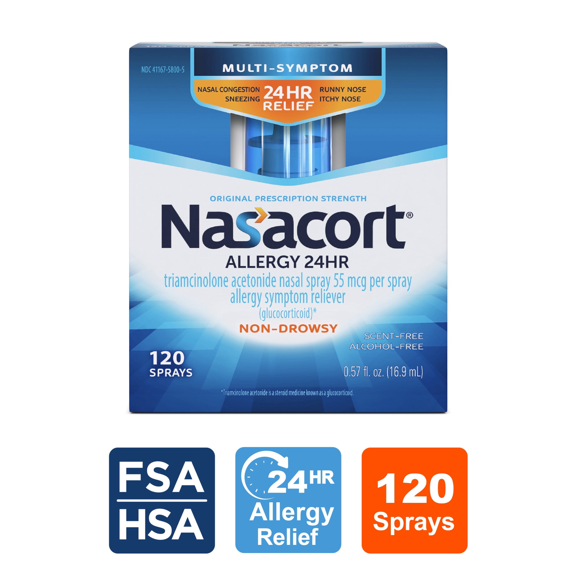 Nasacort-24-Hour-Multi-System-Nasal-Allergy-Spray-120-Sprays_f787b146-38df-436b-a585-18c8e05bdd7b.8af0bbc0c1caea9ef0cca117c1c2f68c.jpeg Nasacort 24HR Allergy Nasal Spray for Adults, Non-drowsy & Alcohol Free, 120 Sprays, 0.57 fl. oz. - Image 1