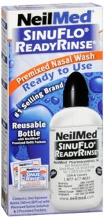 NeilMed SinuFlo Ready Rinse Premixed Nasal Wash Solution, 8 oz, 1 Piece