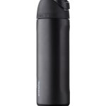 Owala FreeSip Stainless Steel Water Bottle, 24oz, Very Very Black