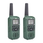 Ozark IPX4 Weatherproof 22-Channel Two-Way Walkie Talkies, 2 Pack