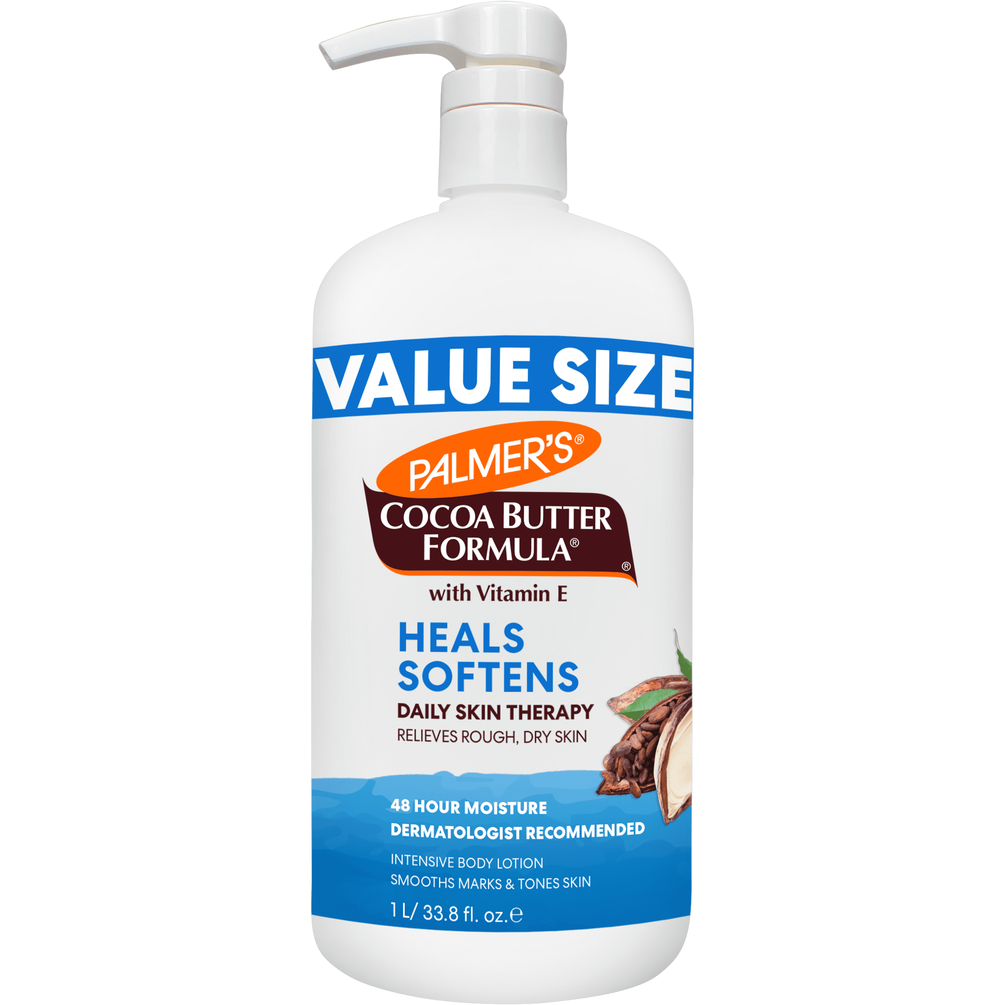 Palmer-s-Cocoa-Butter-Formula-Daily-Skin-Therapy-Body-Lotion-for-Dry-Skin-33-8-fl-oz_f72b6187-bb5b-4204-b7e6-f3395d6407c2.32ee89541e36b79b4251627be9eb5438.png Palmer's Cocoa Butter Formula Daily Skin Therapy Body Lotion for Dry Skin, 33.8 fl. oz. - Image 1