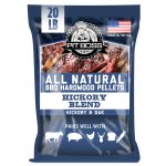 Pit Boss 100% All-Natural Hardwood Hickory Blend BBQ Grilling Pellets, 20 Pound Bag