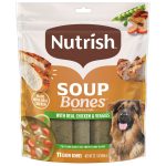Nutrish Soup Bones Premium Dog Chews with Real Chicken and Veggies, 11 Chews, Packaging May Vary (Rachael Ray)