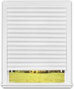 Redi Shade No Tools Original Light Filtering Pleated Paper Shade White, 36 in x 72 in