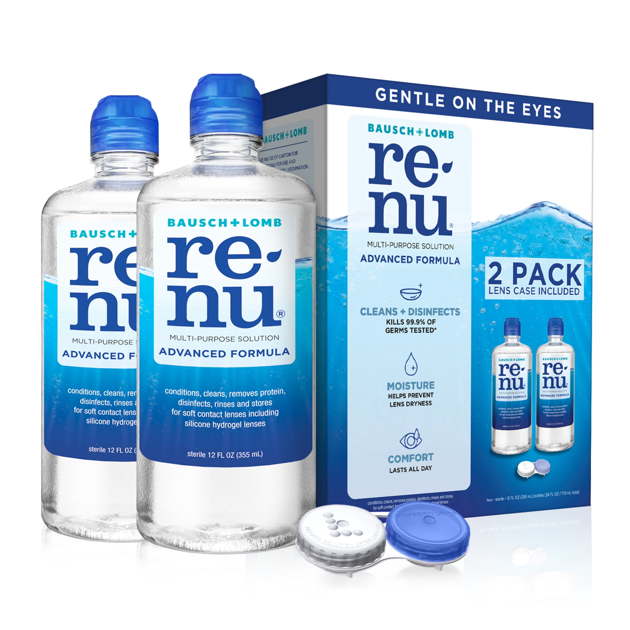 Renu-Contact-Lens-Solution-Multipurpose-Formula-for-Soft-Lenses-Two-12-fl-oz-Bottles-Lens-Case_aa61c1bd-d6c2-4ce5-856c-984cbeea6f95.bafcc3ce7188eaa10df06f7515708ec9.jpeg Renu Multipurpose Eye Contact Lens Solution and Cleaner with Lens Case for Soft Lenses, 12 fl oz, 2 Pack - Image 1