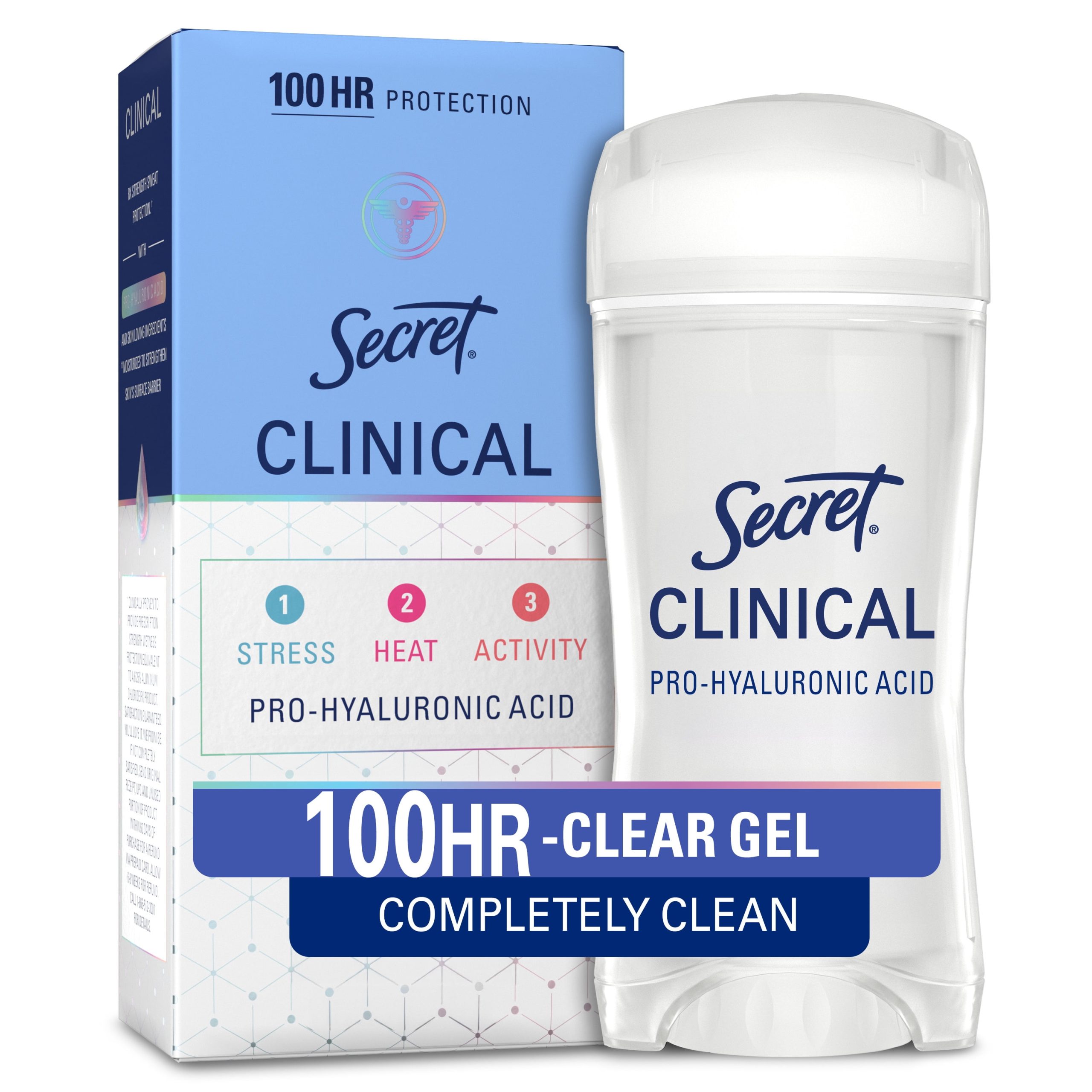 Secret-Clinical-Antiperspirant-and-Deodorant-for-Women-Clear-Gel-Completely-Clean-2-6-oz_b0126c40-2a42-4a77-ba54-f7be5567162f.9a7d009d4f6eef27115d898f7d149a37.jpeg Secret Clinical Antiperspirant Deodorant for Women, Clear Gel, Completely Clean, 2.6 oz - Image 1
