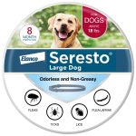 Seresto Flea & Tick Collar For Dogs Over 18 lbs., Vet-Recommended, 8 Month Protection