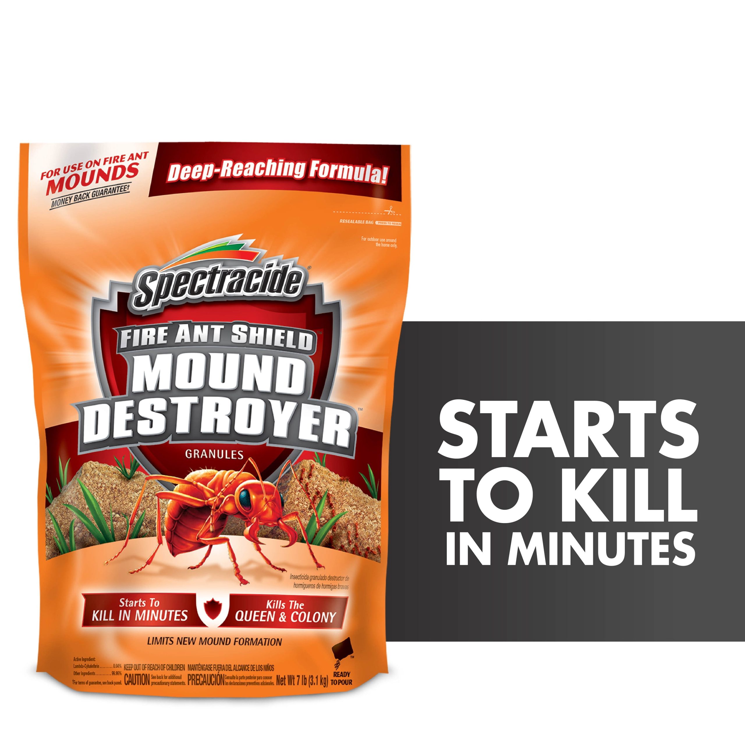 Spectracide-Fire-and-Ant-Shield-Mound-Destroyer-Granules-Kills-Ants-7lbs_8ec1974c-e750-4d6f-b660-f02e38a821fc.7011b636610785119058e77500be50dc.jpeg Spectracide Fire and Ant Shield Mound Destroyer Granules, Kills Ants, 7lbs - Image 1