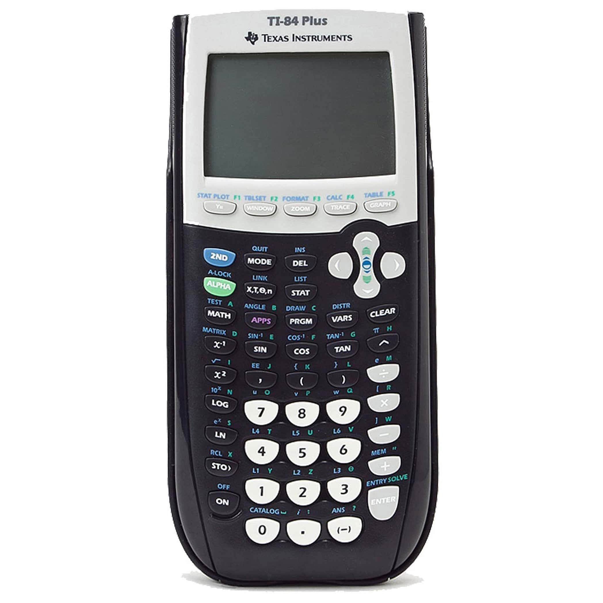 Texas-Instruments-TI-84-Plus-Graphing-Calculator-High-School-and-College_3a71af4b-dfe8-4b92-8389-dfe90d1d20ce.7c263495a1ef152a2aa58124f9ef277d.jpeg Texas Instruments TI-84 Plus Graphing Calculator High School College Battery Powered - Image 1