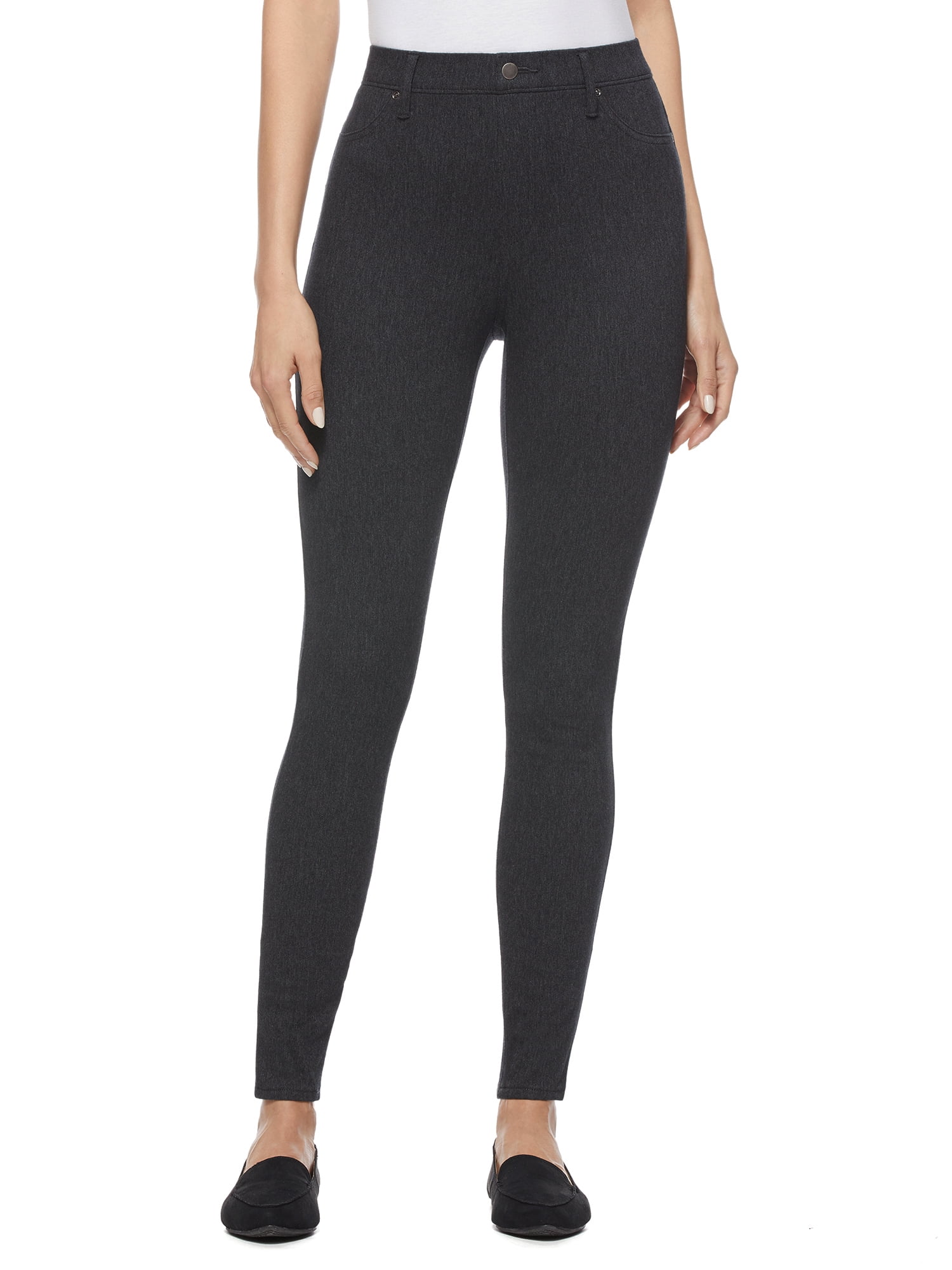 Time-and-Tru-Women-s-High-Rise-Jeggings-Sizes-XS-3XL_bec6ec06-9bfc-428c-a876-620f68f565d2.fd318cde81e561c0d8d91bc16544a296.jpeg Time and Tru Women's High Rise Jeggings, 29" Inseam, Sizes XS-XXL - Image 1