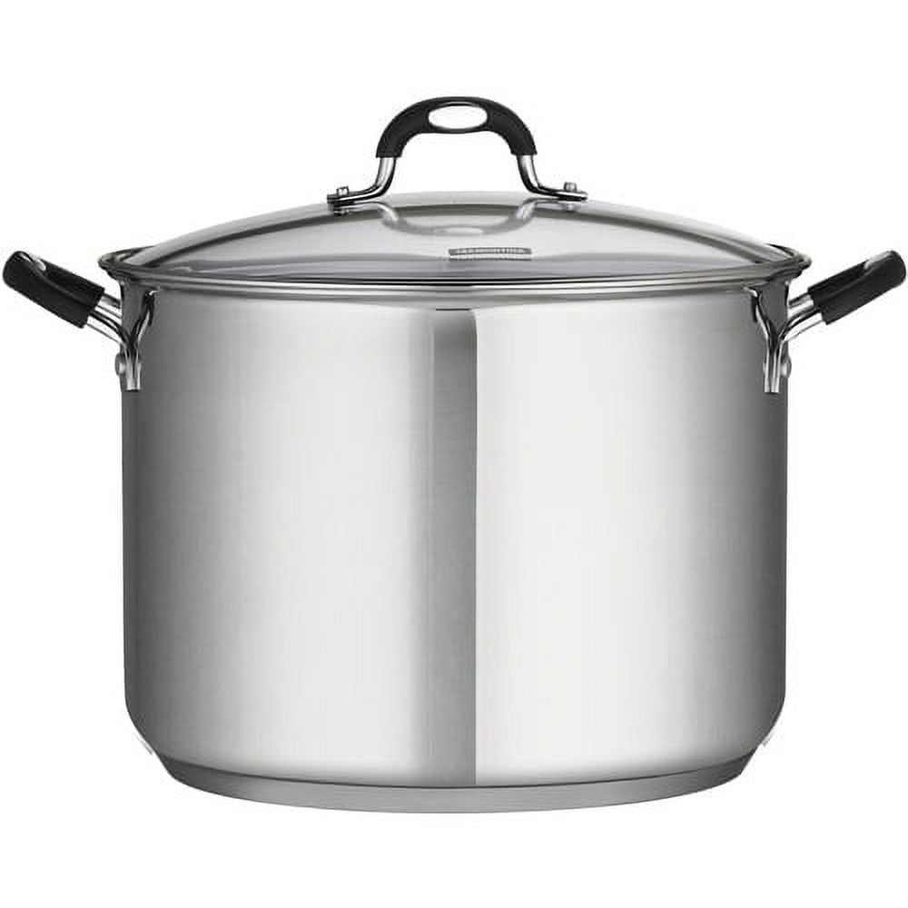 Tramontina-16-Quart-Stainless-Steel-Covered-Stock-Pot_a930ad93-4a9f-4dca-9836-5e9f6fa263f5.1fb2a2f17bfe3bad7710e9dd43d991fc.jpeg Tramontina 16 Quart Stainless Steel Covered Stock Pot - Image 1