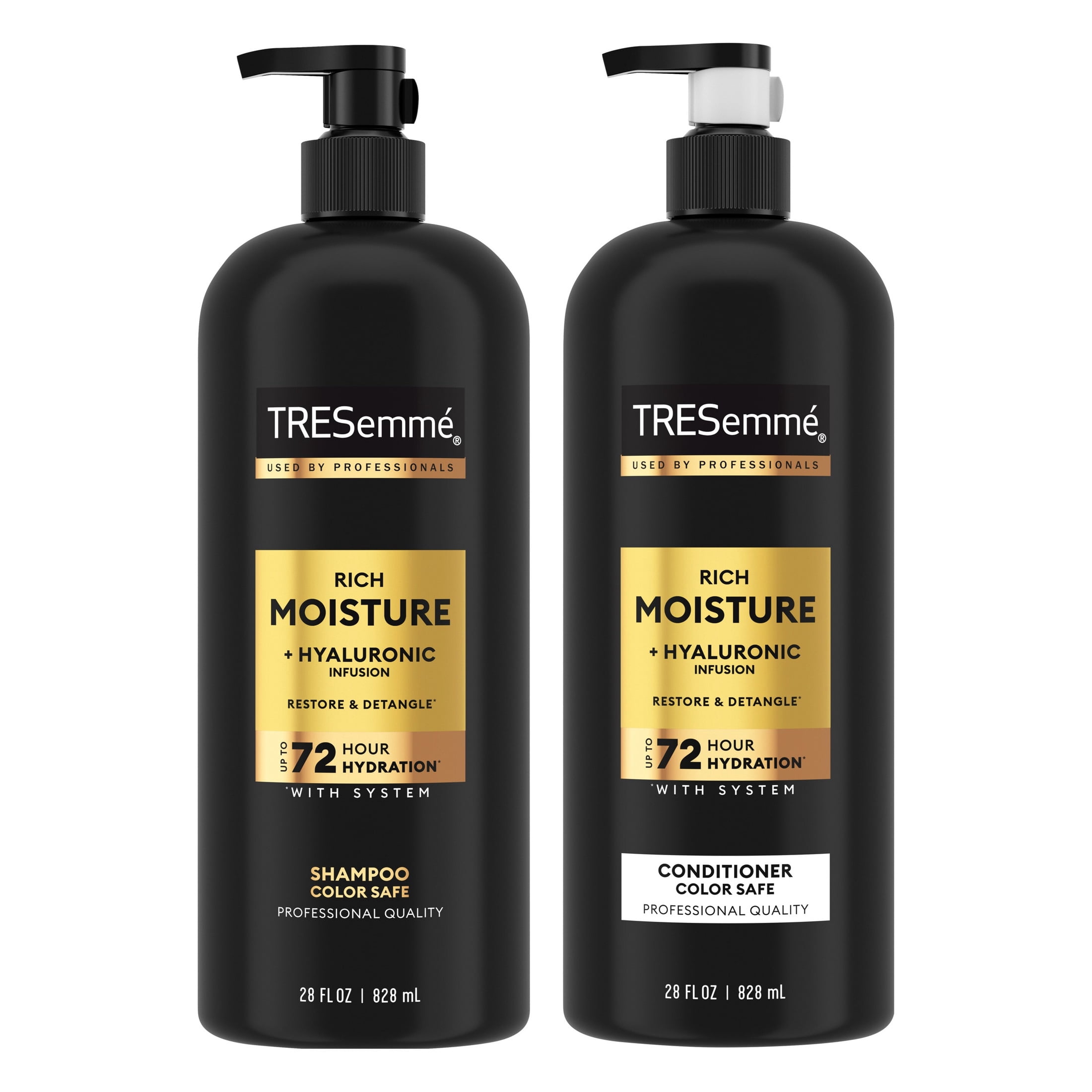 Tresemme-Rich-Moisture-Shampoo-and-Conditioner-Rich-Moisture-28-oz-2-Count_9c9f1552-3b8d-4706-ab00-d3a25c91d43d.4762654f124ab00c35f16e696fc99e17.jpeg TRESemmé Rich Moisture Shampoo And Conditioner With Up To 72H Hydration for Dry Hair Rich Moisture With Vitamin E And Biotin Formula,28 fl oz 2 Count - Image 1