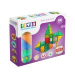 Tytan Magnetic Tile Building Set - 60-Piece STEAM Magnetic Toys for Kids Ages 3+