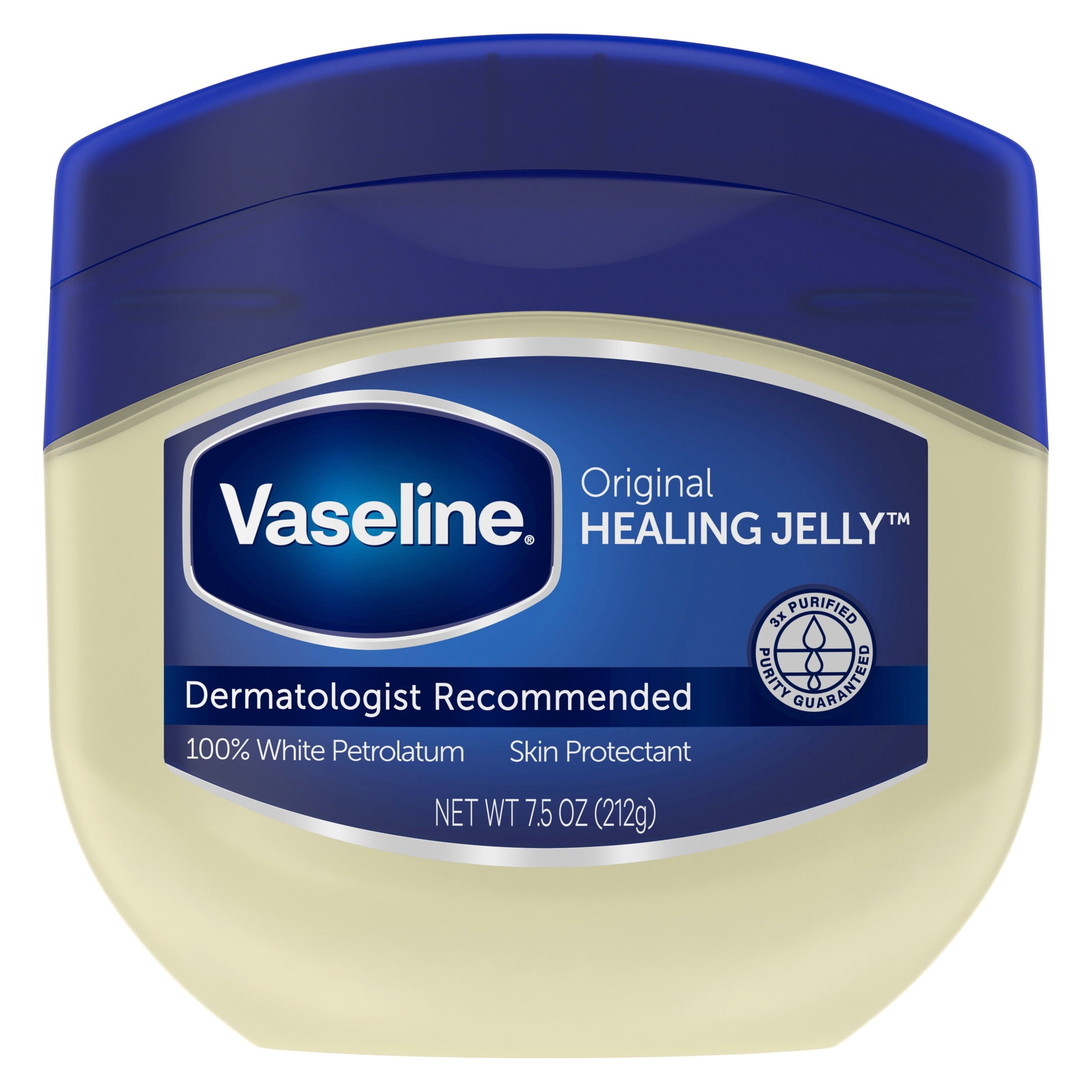 Vaseline-Original-Petroleum-Jelly-7-5-oz_bfc8fcd0-45e3-4452-80ff-ac832a507a15.558486904520fbd1216da8633359412e.jpeg Vaseline Petroleum Jelly For Dry Cracked Skin and Eczema Relief Original 7.5 oz - Image 1