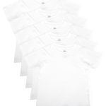 Wonder Nation Boys Cotton Crewneck Undershirt, 5-Pack, Sizes 6-18 & Husky