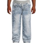 Wonder Nation Toddler Boy's Knit Denim Jeans, Sizes 12M-5T