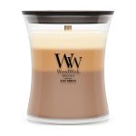 WoodWick Medium Hourglass Trilogy Scented Candle, Café Sweets, 9.7 oz
