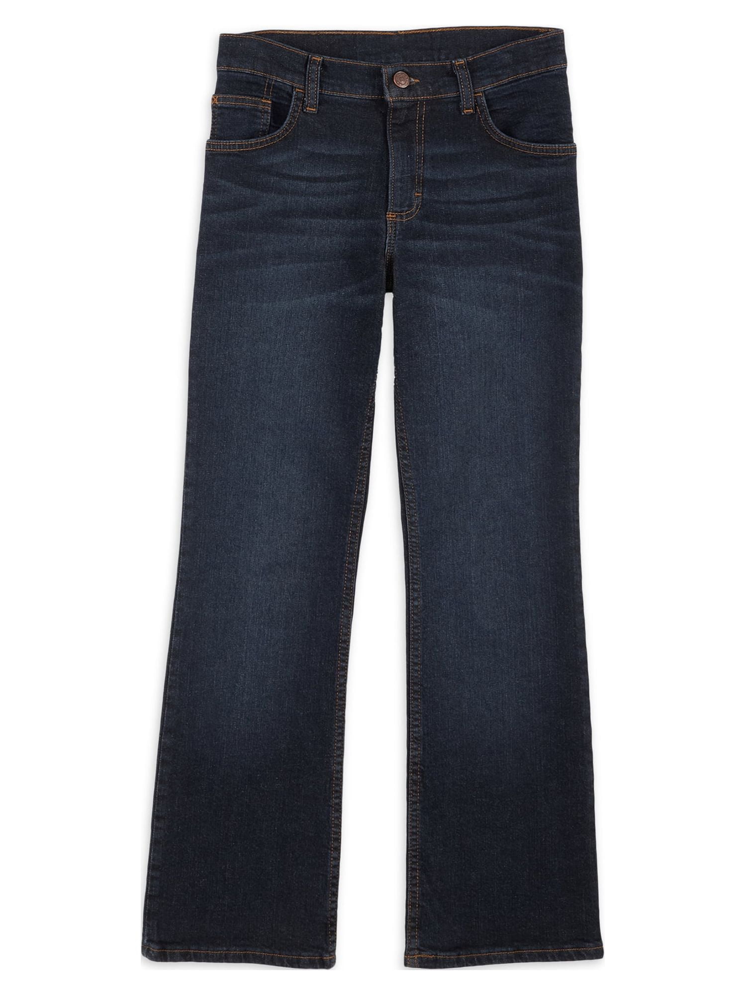 Wrangler-Boys-Bootcut-Denim-Jeans-Sizes-4-18-Husky_cdbb9bd9-ce57-4cb8-b2c8-68034ead9b7b.790c15970a46ca67c0d0814c4e175bde.jpeg Wrangler Boys Bootcut Denim Jeans, Sizes 4-18 & Husky - Image 1