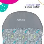 Cosco Kids Simple Fold Full Size High Chair with Adjustable Tray, Spritz - Image 4