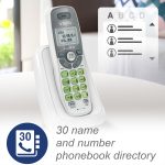 VTech CS6114 DECT 6.0 Cordless Phone Caller ID White 1 Handset 80-7718-06 - Image 5