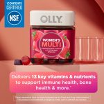 OLLY Women's Multivitamin Gummy Supplement, Vitamins A, D, C, E, Biotin, Folic Acid, 90 Count - Image 2