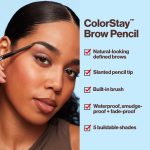 Revlon ColorStay Waterproof Eyebrow Pencil, Mechanical & Long Lasting, 220 Dark Brown, 0.021 oz - Image 3