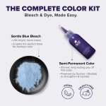 Splat Original Complete Kit, Semi-Permanent Hair Dye with Bleach, Purple Desire - Image 5