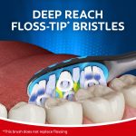 Colgate 360 Floss-Tip Toothbrush Pack, Soft Adult Toothbrushes, 2 Pack - Image 6