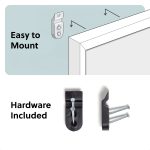 U Brands 35 x 23 in. Magnetic Dry Erase Whiteboard with Silver Metal Frame, Includes 2 Magnets, Marker, and Tray - Image 5