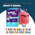 Balloon Time Jumbo Helium Tank Kit, Portable Helium Tank, Fills 50 9" Balloons - Image 3
