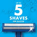 Gillette Sensor2, Fixed Men's Disposable Shaving Razors with Lubrastrip, 12 Count - Image 6