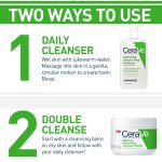 CeraVe Travel Size Hydrating Cream-to-Foam Facial Cleanser for Normal to Dry Skin 3 fl oz - Image 3