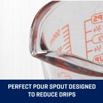 Anchor Hocking 1-Cup Glass Measuring Cup with Easy-Grip Handle and Spout - Image 6