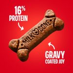 Milk Bone GravyBones Dog Biscuits, Gravy Coated Small Dog Treats, 19 oz Box - Image 5