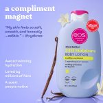 eos Vanilla Cashmere Shea Better Body Lotion, 24 Hour Moisturizing Daily Body Moisturizer for Dry Skin with Shea Butter, 16 fl oz - Image 4
