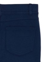 Wonder Nation Girls School Uniform Stretch Ponte Knit Leggings, 2-Pack, Sizes 4-16 & 8-20 Plus - Image 2