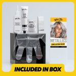 got2b Metallics Permanent Hair Dye, M71 Metallics Silver, Hair Color for Women & Men, 1 Kit - Image 6