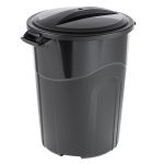 Hyper Tough 32 Gallon Injection Molded Plastic Trash Can with Click Lock Lid - Image 4