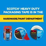 Scotch Heavy Duty Packaging Tape, Clear, 1.88" x 38.2 yd, 1 Dispenser - Image 2