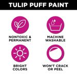 Tulip Puff Fabric Paint, Multi-Surface Craft Paint, Essential Colors 10 Pack, 0.75 fl oz Bottles - Image 3