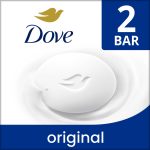 Dove Beauty Bar Soap For Soft Smooth Skin Original With 1/4 Moisturizing Cream, 3.75 oz 2 Bars - Image 2