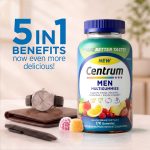 Centrum Multigummies Men's Gummy Vitamins, Multivitamin With Vitamin B, C, D & E, Assorted Fruit, 170 Count - Image 2